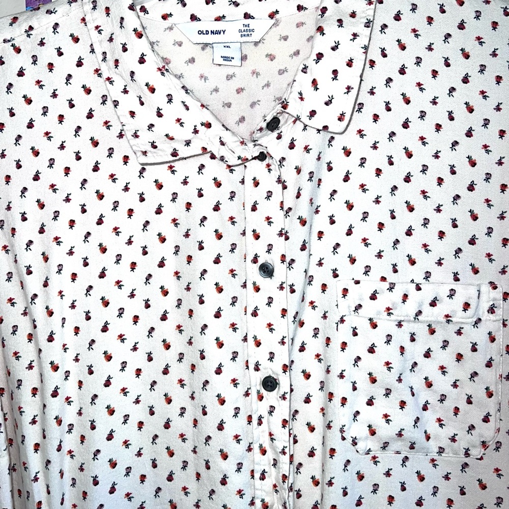 Floral Button Up Blouse